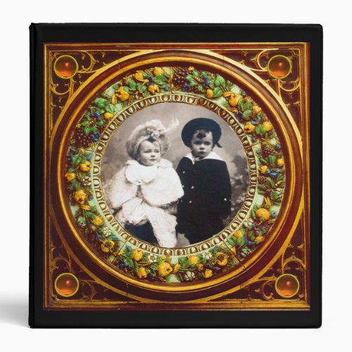 FLORENTINE RENAISSANCE FRUITS  Photo Template 3 Ring Binder