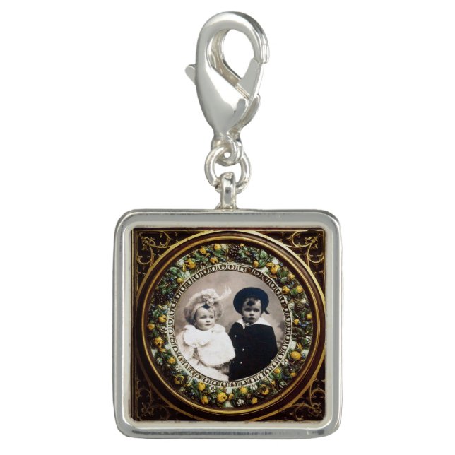 FLORENTINE RENAISSANCE FRUITS Photo Template Charm (Front)