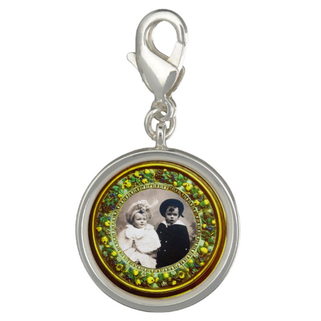 FLORENTINE RENAISSANCE FRUITS Photo Template Charm (Front)