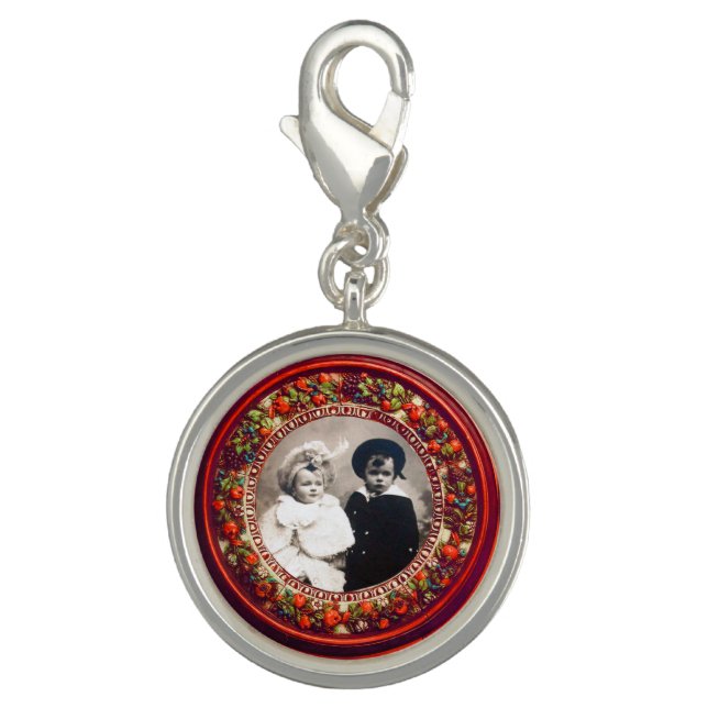 FLORENTINE RENAISSANCE FRUITS Photo Template Charm (Front)