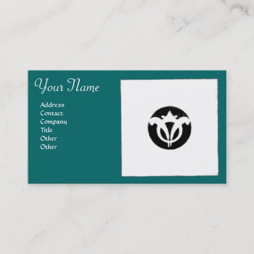 FLORENTINE RENAISSANCE HARMONYblue green Business Card