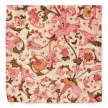 FLORENTINE RENAISSANCE PINK FLORAL SWIRLS,FLOWERS