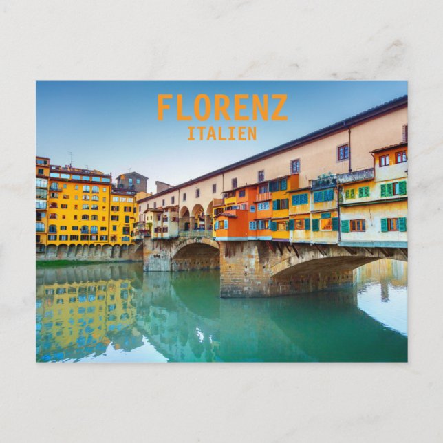 Florenz Italy Holiday Postcard (Front)