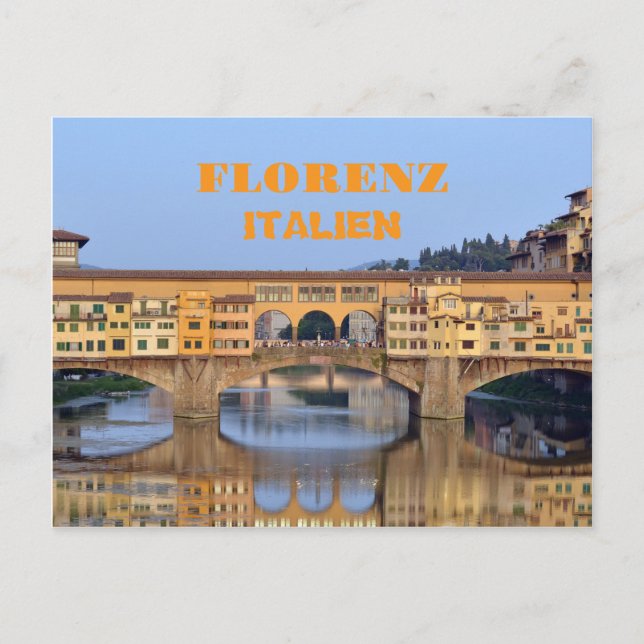 Florenz Italy Holiday Postcard (Front)