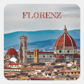 Florenz Italy Square Sticker