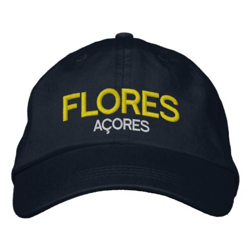 Flores Azores Embroidered Hat