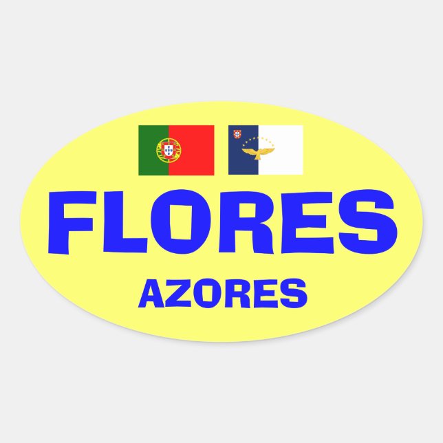 Flores Azores Sticker (Front)