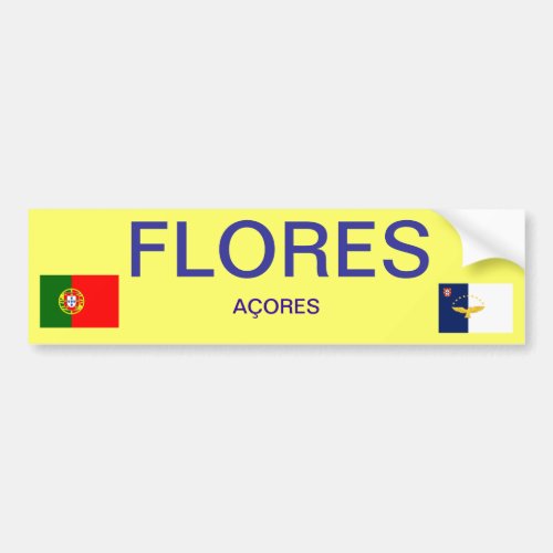 Flores Bumper Sticker