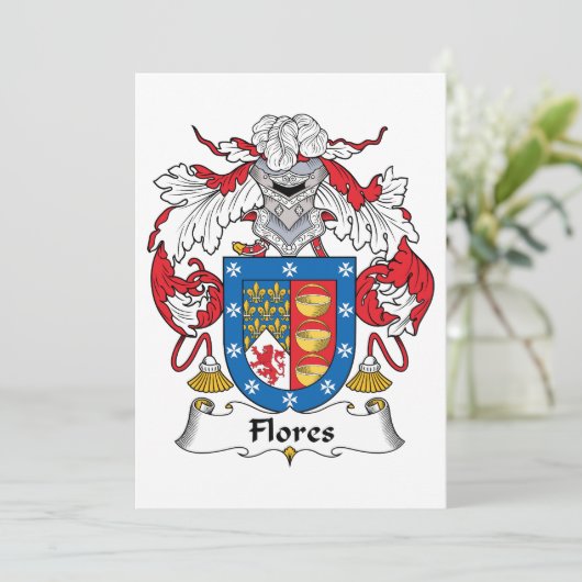 Flores Family Crest (Standing Front)