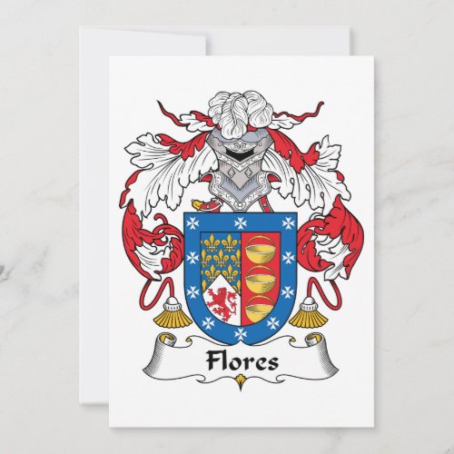 Flores Family Crest Invitation