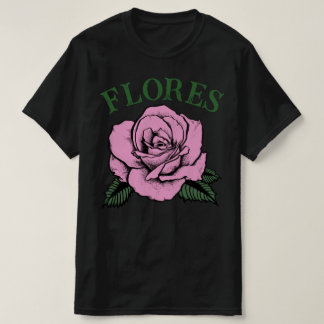 flores pink rose T-Shirt