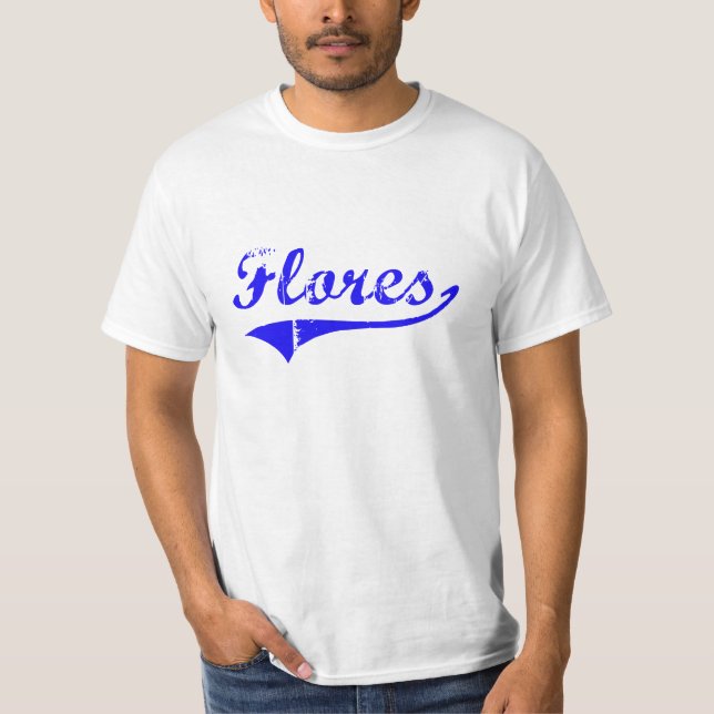 Flores Surname Classic Style T-Shirt (Front)