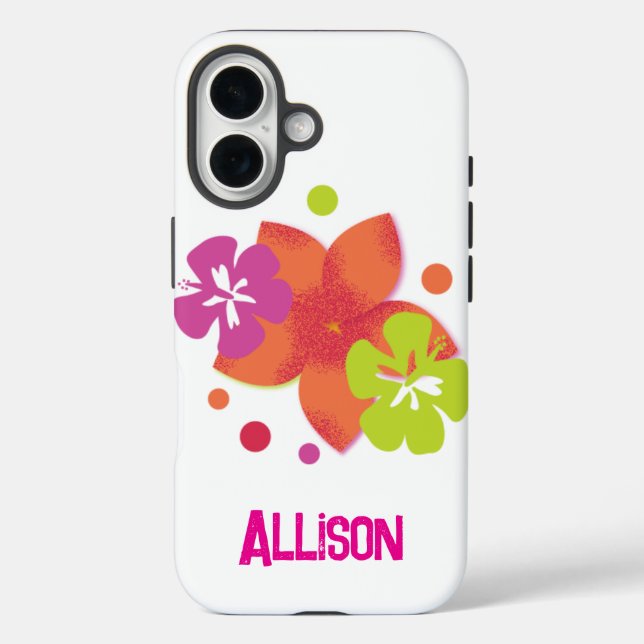 Florescent Tropical Vibes Case-Mate iPhone Case (Back)