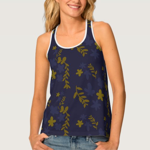 FloresMostazayVioleta_ Tank top