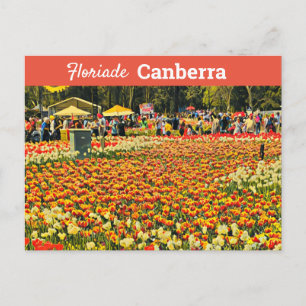 Floriade Canberra Australia digital art travel Postcard