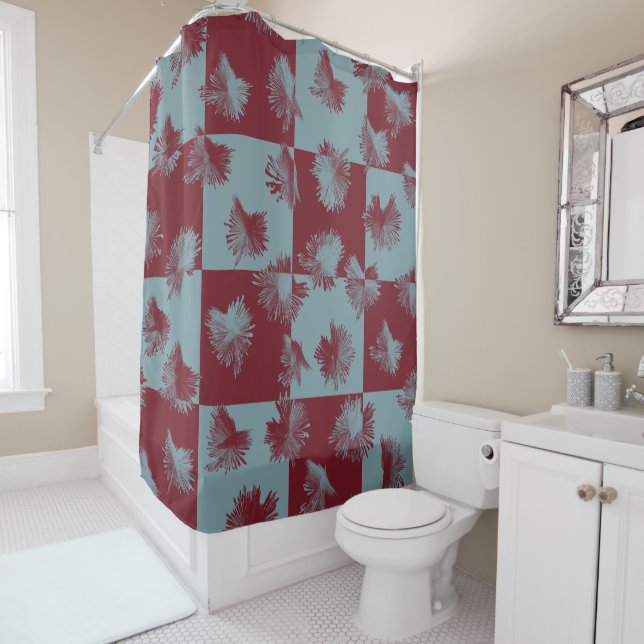 Floriana XIX Shower Curtain (In Situ)