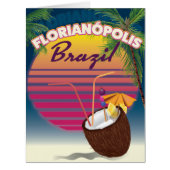 Florianópolis Brazilian travel poster (Front)