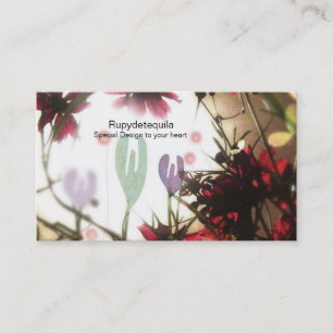 Floriculture flower farming  floristry Business Ca Card
