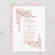 Florid Frame Rehearsal Dinner Invitation