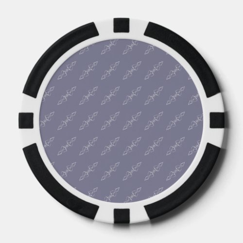 Florid Pattern 3 Poker Chips