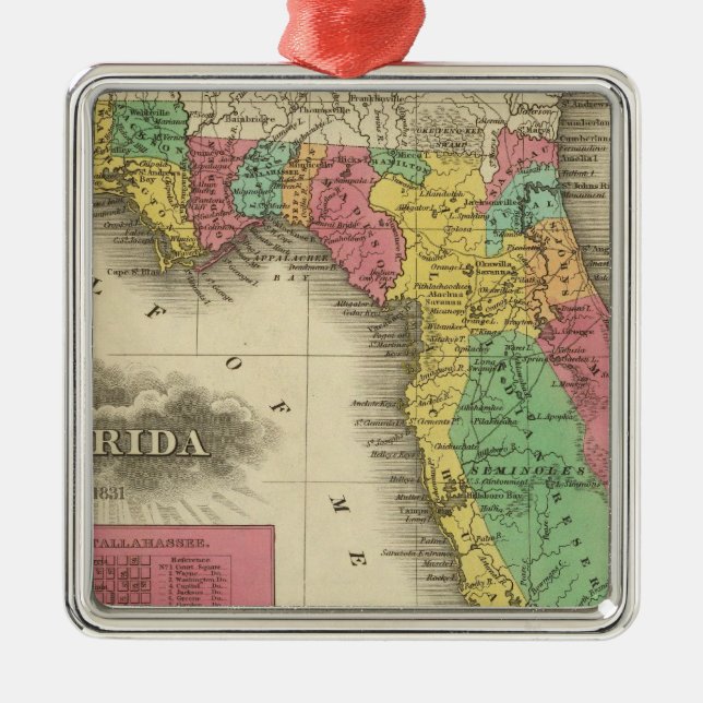 Florida 10 metal ornament (Front)