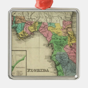 Florida 11 metal ornament