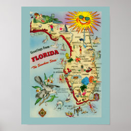 Florida 12x16 Poster Print