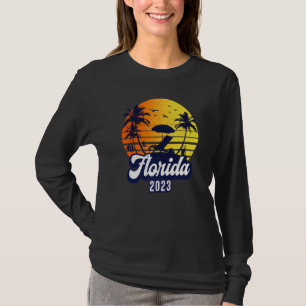 Florida 2023 Sunset Beach Retro Premium T-Shirt
