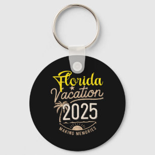 Florida 2025 Family Trip Friends Group Vacation Ma Keychain