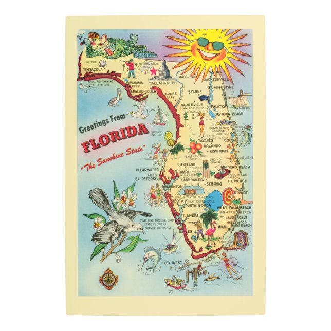 Florida 20x30 Metal Print (Front)