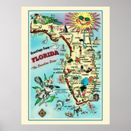 Florida 24x32 Poster Print