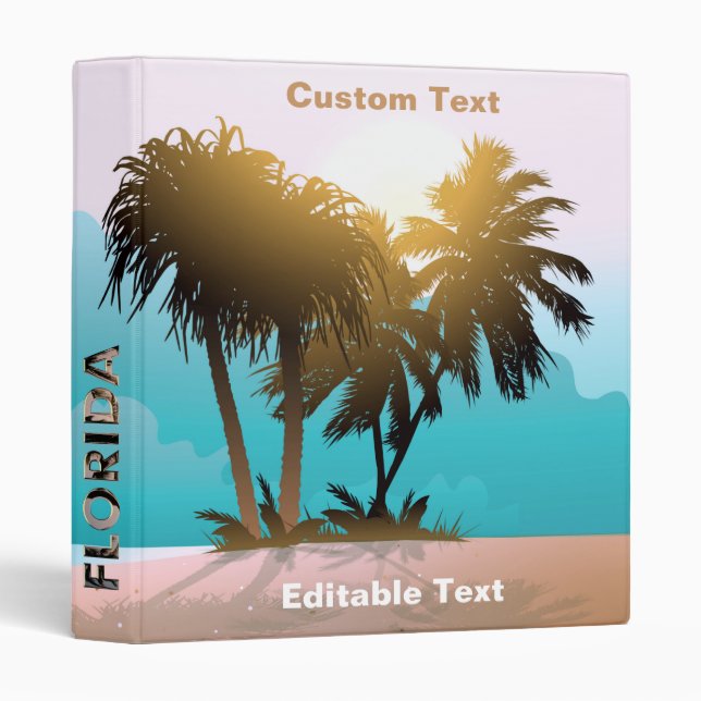 Florida' 3 Ring Binder (Front/Spine)