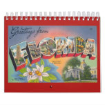 Florida, A Vintage Year Calendar at Zazzle