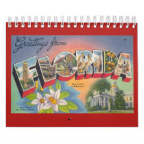 FLORIDA, a Vintage Year Calendar