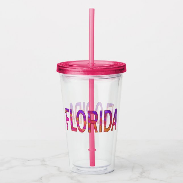 Florida Acrylic Tumbler (Front)