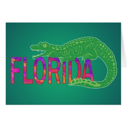Florida Alligator Cards (Front Horizontal)