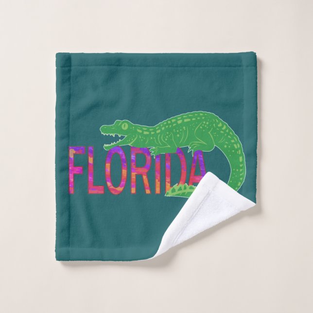 Florida Alligator Wash Cloth (Wash Cloth)