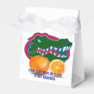 Florida Alligators Oranges Favor Boxes
