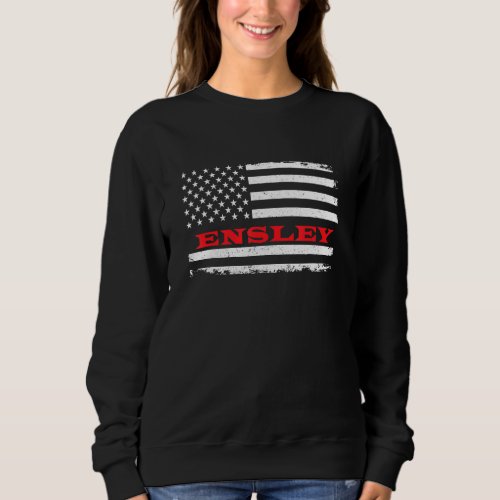 Florida American Flag Ensley Usa Patriotic Souveni Sweatshirt