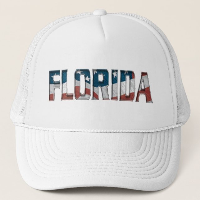 Florida american Flag Hat (Front)