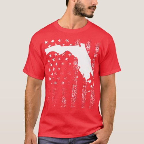 Florida American Flag T_Shirt