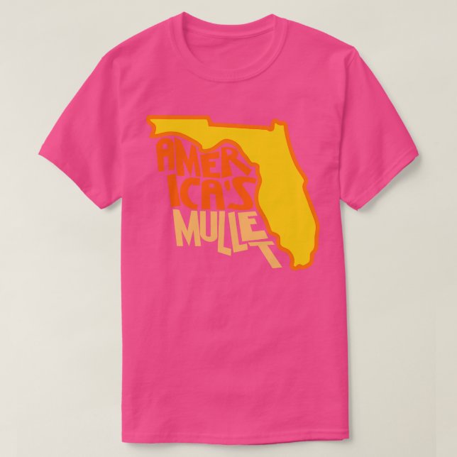 Florida Americas Mullet T-Shirt (Design Front)