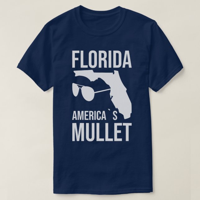 Florida Americas Mullet West Coast T-Shirt (Design Front)
