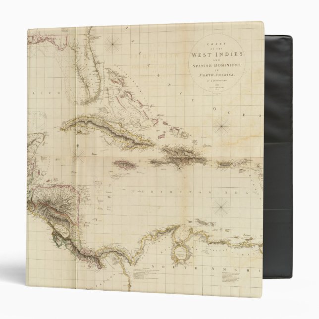 Florida and West Indies 3 Ring Binder (Front/Inside)