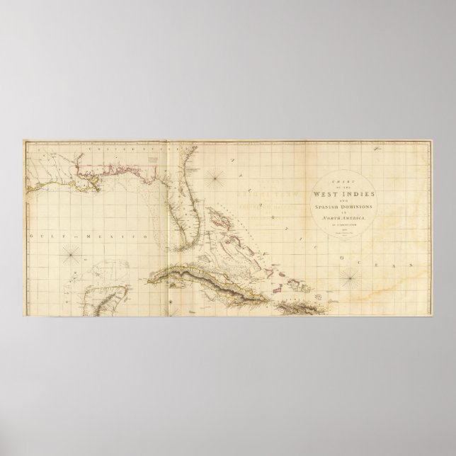 Florida and West Indies Poster (Front)