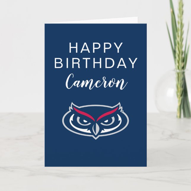 Florida Atlantic Card (Front)