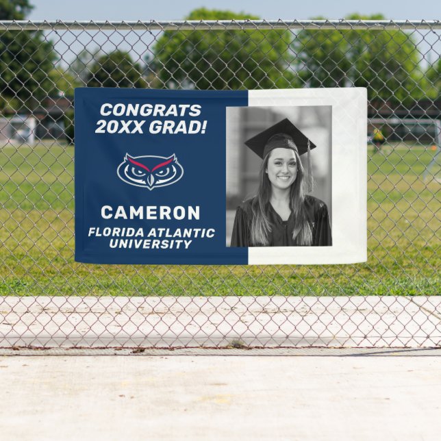 Florida Atlantic Graduation Banner (Insitu)