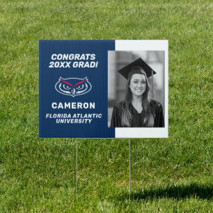 Florida Atlantic Graduation Sign