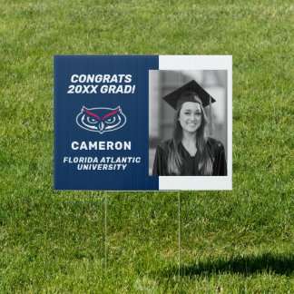 Florida Atlantic Graduation Sign