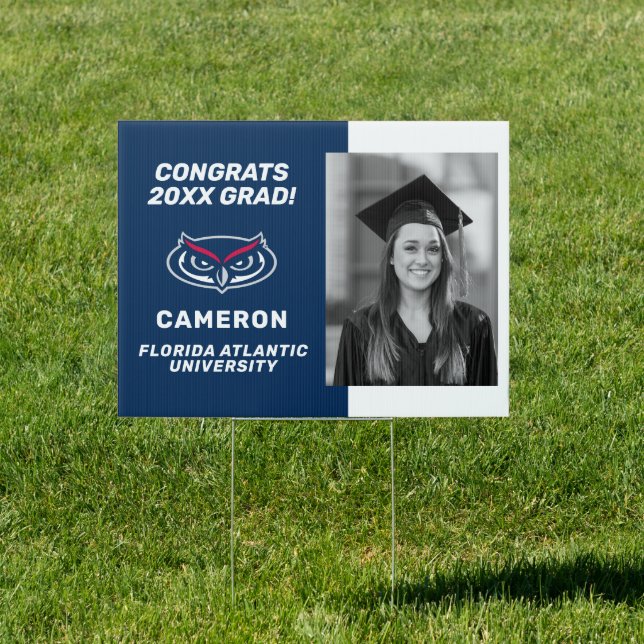 Florida Atlantic Graduation Sign (Insitu)